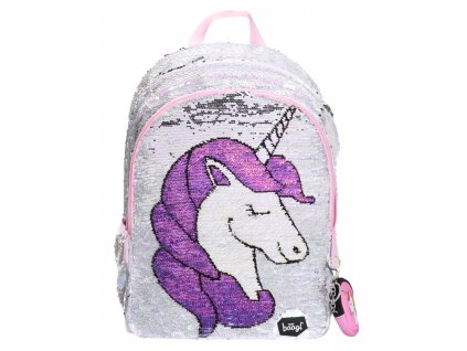 BAAGL Školní batoh Fun Unicorn + Pouzdro zdarma