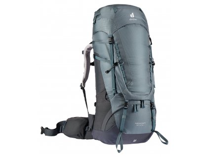 Deuter Aircontact 50 + 10 SL shale-graphite + Pouzdro zdarma
