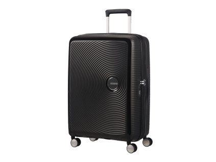 American Tourister SOUNDBOX M 67/24 TSA EXP - BASS BLACK + Pouzdro zdarma