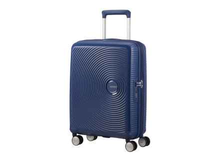American Tourister SOUNDBOX S 55/20 TSA EXP - MIDNIGHT NAVY + Pouzdro zdarma