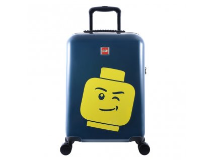 LEGO Luggage ColourBox Minifigure Head S 20" - Námořnická modř + Pouzdro zdarma