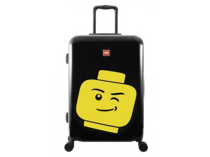LEGO Luggage ColourBox Minifigure Head M 24" - Černý