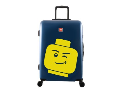 LEGO Luggage ColourBox Minifigure Head M 24" - Námořnická modř + Pouzdro zdarma
