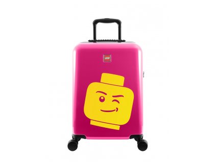 LEGO Luggage ColourBox Minifigure Head S 20" - Berry