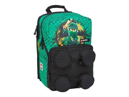 LEGO Ninjago Green Petersen - školní batoh 23L + Pouzdro zdarma