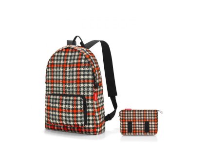Reisenthel Mini Maxi Rucksack Glencheck Red