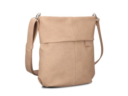 Zwei Kabelka MADEMOISELLE M12 nubuk sand + Pouzdro zdarma
