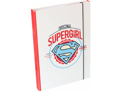 Baagl Desky na školní sešity A4 Supergirl