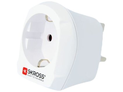 SKROSS cestovní adaptér pro použití v UK, bílý