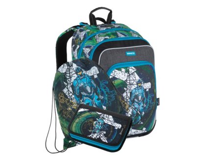 Klučičí Malý SET BAGMASTER NINY 21 A blue/gray/black + Pouzdro zdarma