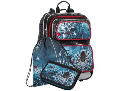 Klučičí Malý set SPIDER BAGMASTER Malý SET GALAXY 8 B black/blue/red + Pouzdro zdarma