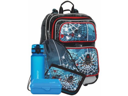 Klučičí Velký set SPIDER BAGMASTER GALAXY 8 B black/blue/red + Pouzdro zdarma