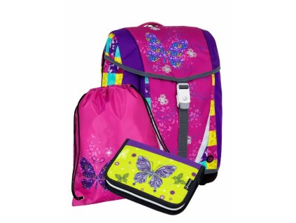 Dívčí Malý SET Bagmaster POLO 7 A pink/violet