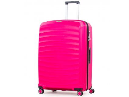 Cestovní kufr ROCK TR-0212/3-L PP - růžová