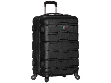 Cestovní kufr TUCCI T-0103/3-L ABS - černá + Pouzdro zdarma