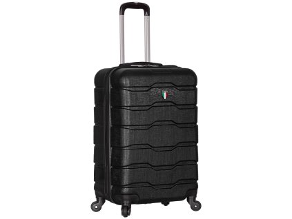 Kabinové zavazadlo TUCCI T-0103/3-S ABS - černá + Pouzdro zdarma