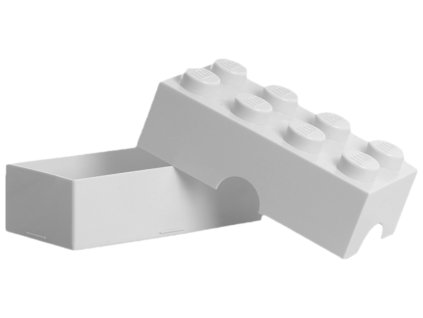 LEGO box na svačinu 100 x 200 x 75 mm bílý