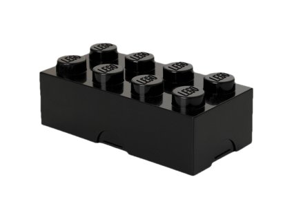 LEGO box na svačinu 100 x 200 x 75 mm černý