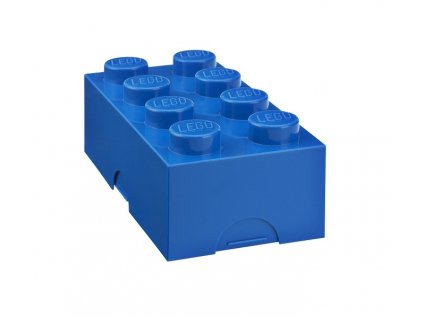 LEGO box na svačinu 100 x 200 x 75 mm modrý