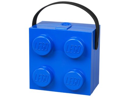 LEGO box s rukojetí - modrá