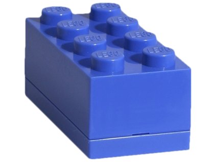 LEGO Mini Box 46 x 92 x 43 modrý
