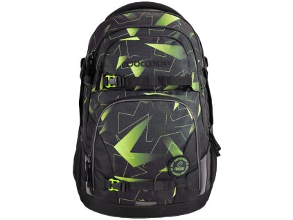 Coocazoo PORTER Lime Flash 30+5L + Sportovní pytel zdarma