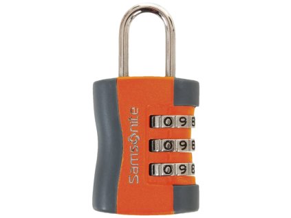 Samsonite Triple Combination Lock Orange LUGGAGE LOCKS