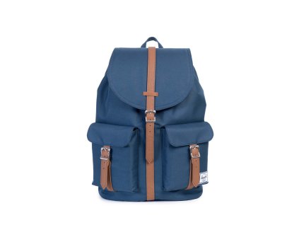 Herschel Dawson - Navy/Tan Synthetic Leather 20,5l + Pouzdro zdarma
