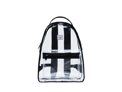 HERSCHEL Nova Mid-Volume PVC BLACK/CL M 18 l + Pouzdro zdarma