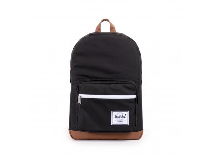 Herschel Pop Quiz - Black/Tan Synthetic Leather 22 l