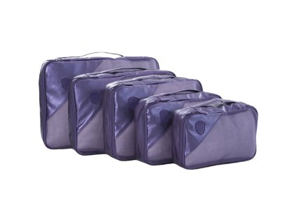 Heys Metallic Packing Cube Navy – 5 kusů
