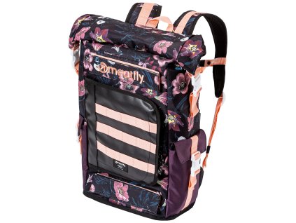 Meatfly Batoh Periscope - Hibiscus Olive/Old Fuchsia - 30 L + Pouzdro zdarma