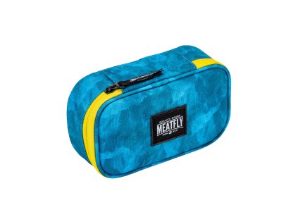 Meatfly Pouzdro XL Pencil Case - Mountains Blue