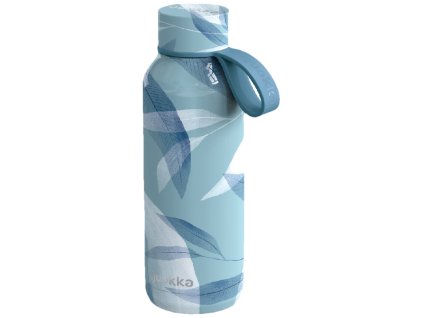 Quokka Nerezová termoláhev s poutkem Solid 510 ml - blue wind