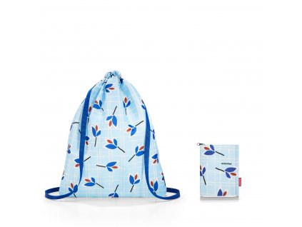 Reisenthel Mini Maxi Sacpack Leaves Blue