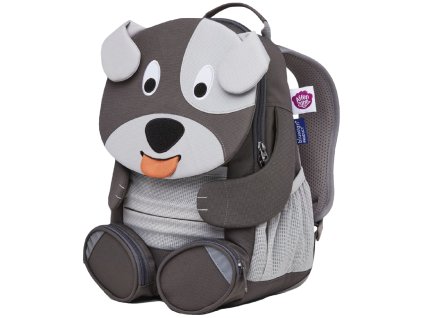 Affenzahn Dětský batoh do školky Large Friend Dog- grey 8l