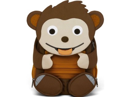 Affenzahn Dětský batoh do školky Monkey Large Friend - brown 8l