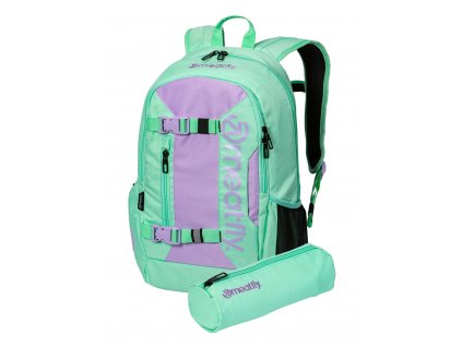 Meatfly Batoh Basejumper - Lavender/Green Mint - 22 L + PENÁL ZDARMA