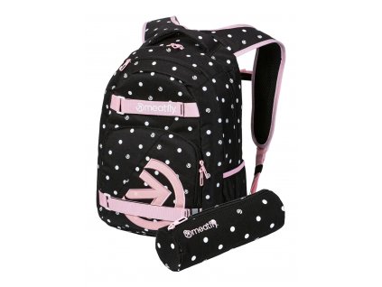 Meatfly Batoh Exile - Black Dots - 24 L + PENÁL ZDARMA