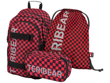 BAAGL SET 3 Skate TERIBEAR: batoh, penál a sáček