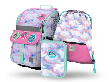 BAAGL SET 3 Zippy Nebe - Kreativ: aktovka, penál, sáček