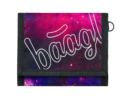 BAAGL Peněženka Galaxy fialová