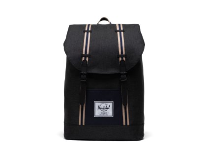 Herschel Retreat - Black Crosshatch/Peacoat