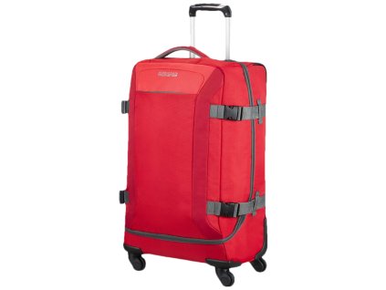 American Tourister ROAD QUEST SPINNER DUFFLE M Solid Red 1819