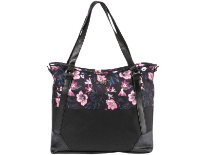 Meatfly Dámská kabelka Insanity - Hibiscus Black/Black