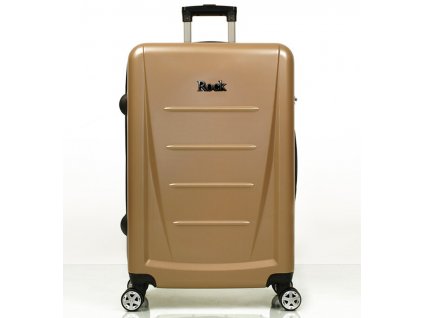 Cestovní kufr ROCK TR-0229/3-L ABS - champagne
