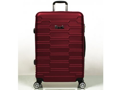 Cestovní kufr ROCK TR-0231/3-L ABS - červená