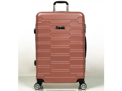 Cestovní kufr ROCK TR-0231/3-L ABS - růžová