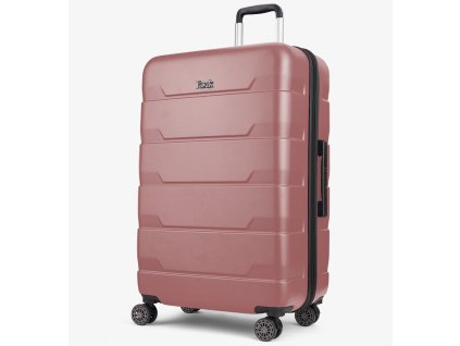 Cestovní kufr ROCK TR-0232/3-L ABS - růžová