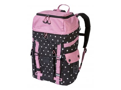 Meatfly Batoh Scintilla - Black Dots/Dusty Rose - 26 L